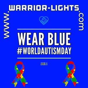 Candles and wax melts for Autism Awareness www.warrior-lights.com